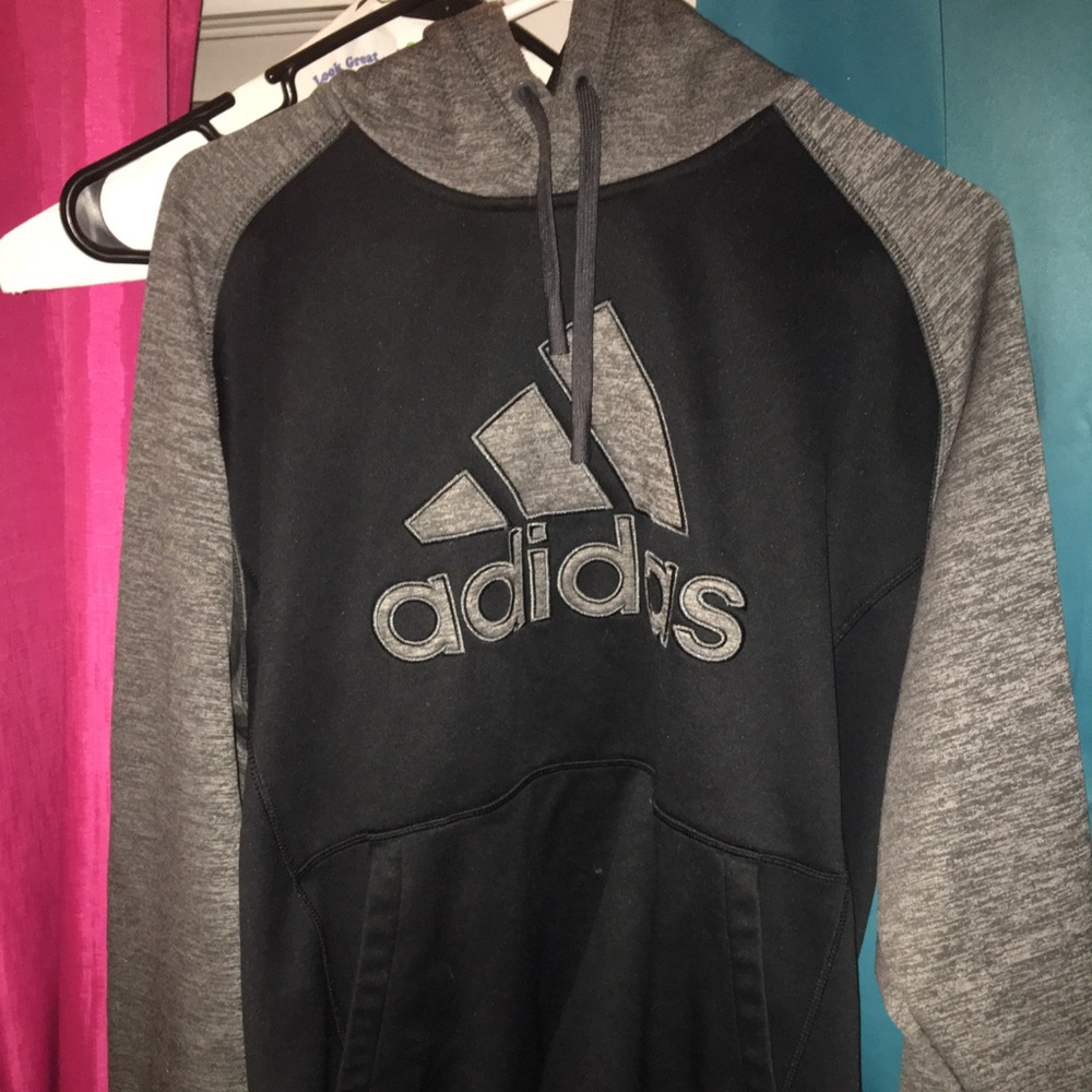 Black & Grey Adidas Hoodie